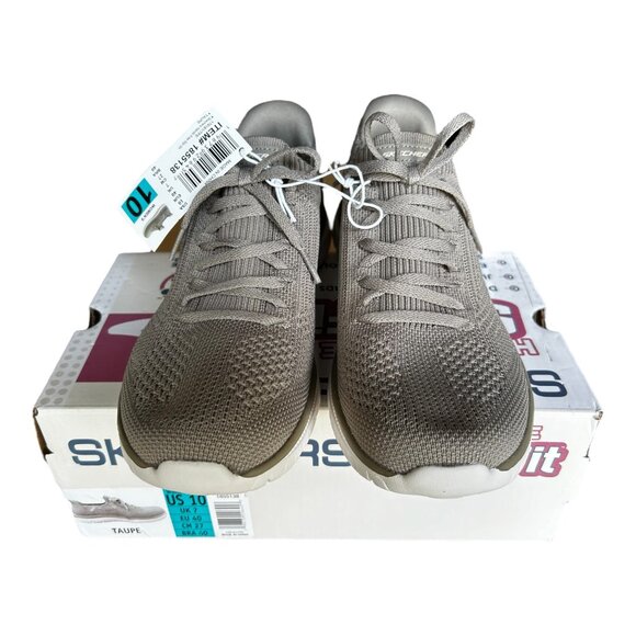 Skechers Women's Virtue Swift Fit Hands Free Shoe Taupe Beige Size 10 - Picture 8 of 8